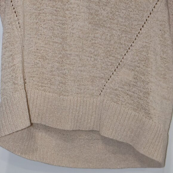 NEW Banana Republic Beige Short Sleeve Knit Sweater XS - Picture 8 of 8